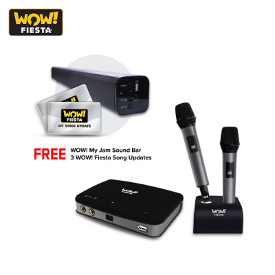 WOW! Fiesta Soprano 10 Digital with 2 Digital Wireless Microphones | FREE WOW! My Jam Soundbar
