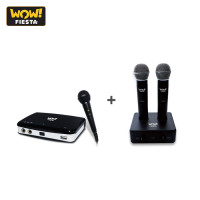 WOW! Fiesta Melody 10 Plus WF280HD NEW Portable Videoke with WOW Dual Wireless Microphone System