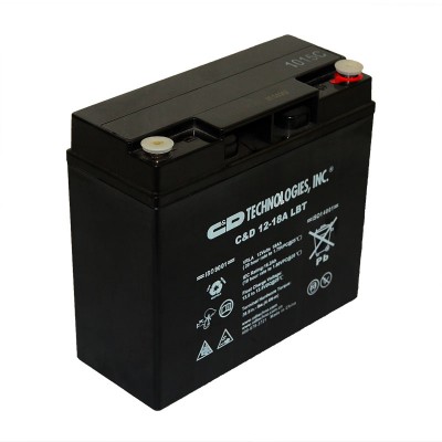 C&D LBT | Valve Regulated Lead Acid Battery C&D12-18A LBT