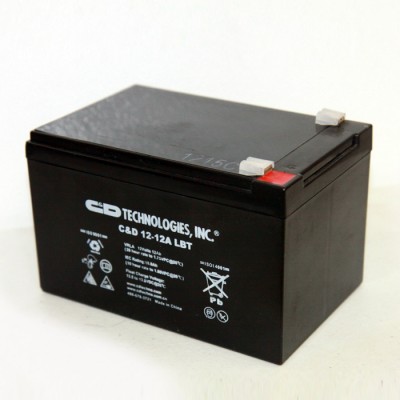C&D LBT | Valve Regulated Lead Acid Battery C&D12-12A LBT